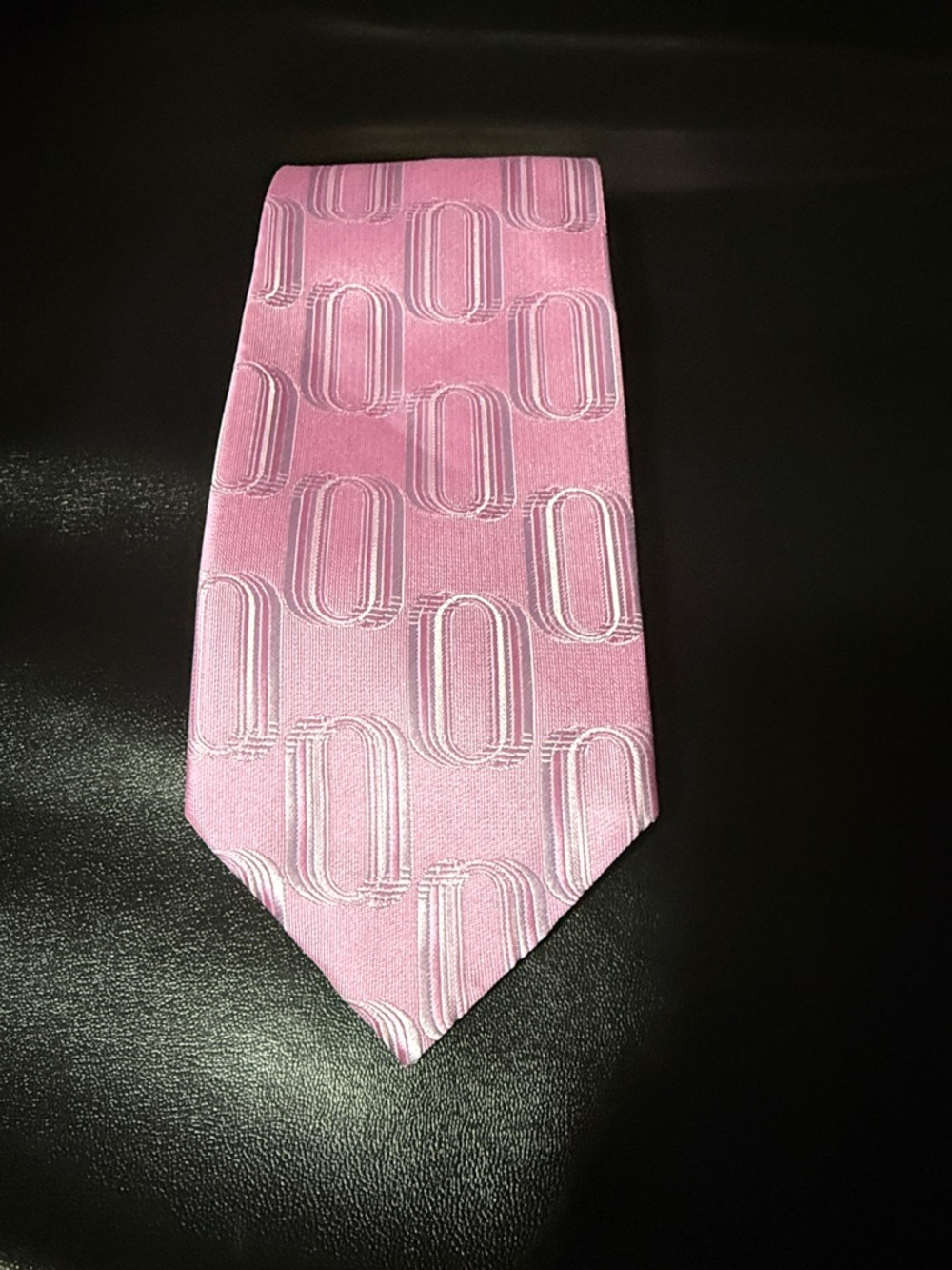 Paul Smith Pink Geometric Silk Tie
